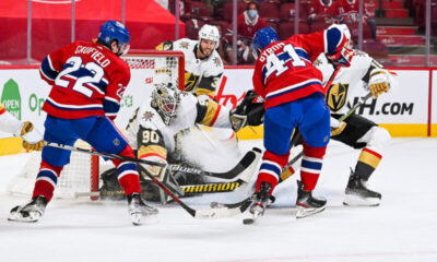 Robin Lehner oli mies paikallaan Vegasin maalilla.