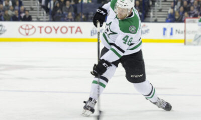 Dillon Heatherington on pelannut Dallas Starsin riveissä.