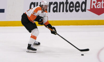 Kevin Hayes Flyersin paidassa.