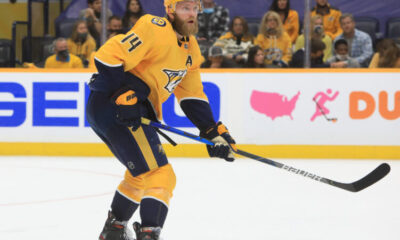 Mattias Ekholm jatkaa Nashvillen riveissä.