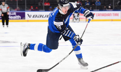 Suomi kaatoi Itävallan. Kalle Väisänen laukoo.