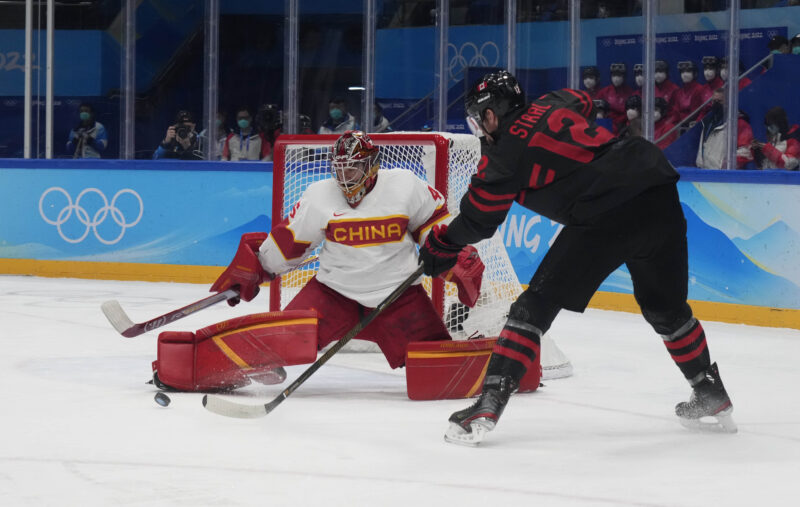 Kanadan olympiajoukkueessa pelannut Eric Staal