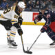 David Pastrnak, Boston Bruins, Columbus Blue Jackets Patrik Laine