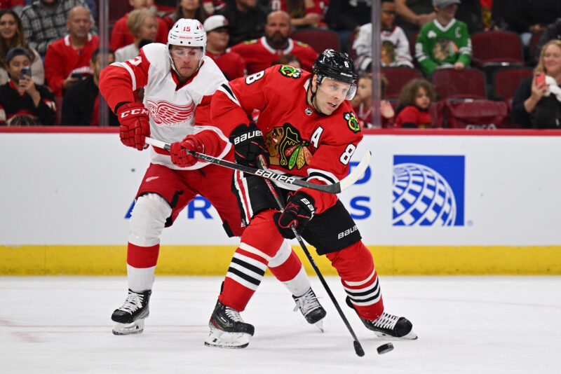 Detroit Red Wingsin Jakub Vrana siirtolistalla.