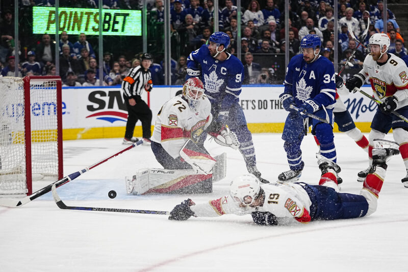 Sergei Bobrovsky Floridan maalilla.