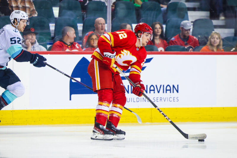 Calgary Flamesin Jakob Pelletier loukkaantui. Koko kausi lienee vaarassa.