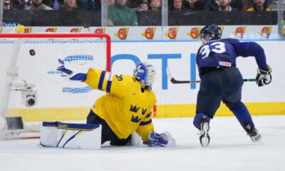 Suomen ja Seattle Krakenin varaama Jani Nyman ratkaisi ottelun Ruotsia vastaan.